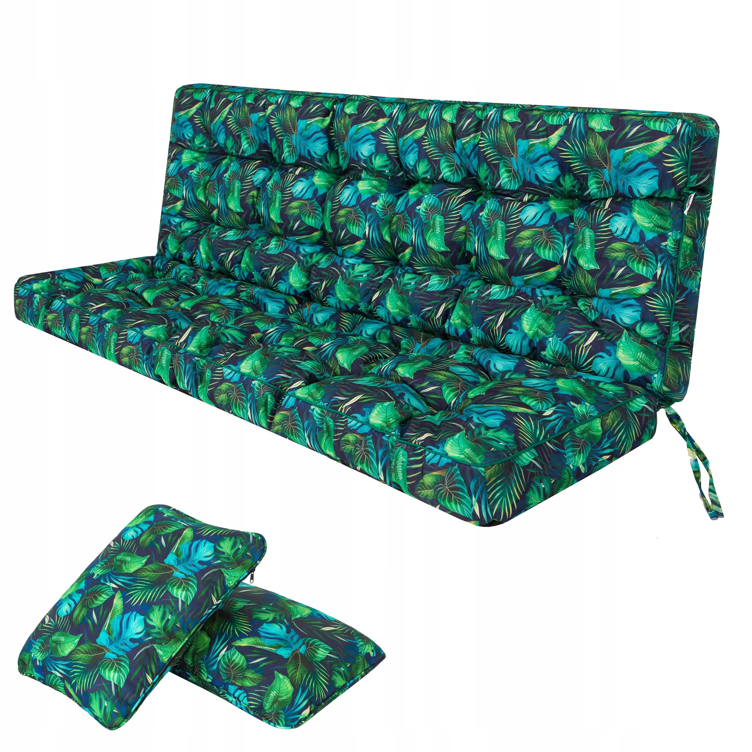 Vankúš na hojdačku na záhradnú lavičku 150 cm, hrubý, vodotesný 2 ks