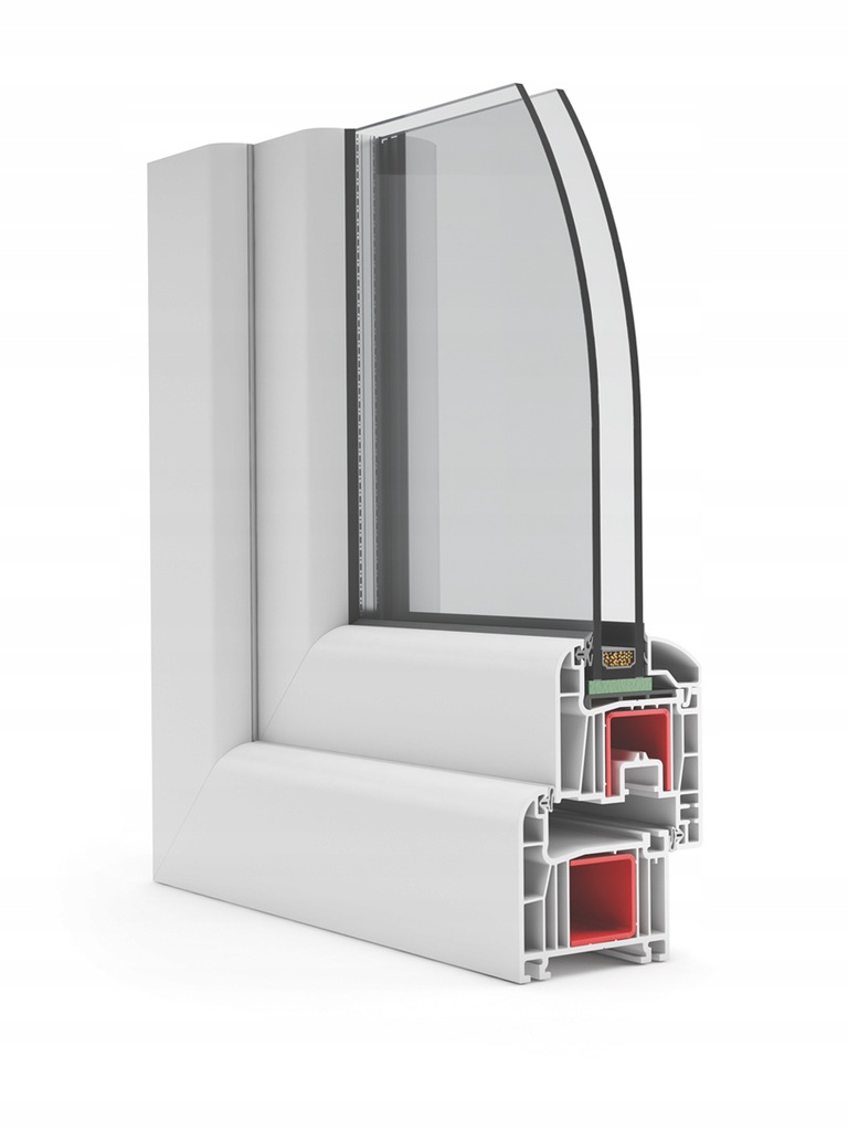 OKNA KacprzaK OKNO PCV 110X40 NOWE PROF 6 KOMÓR Marka DOBROPLAST