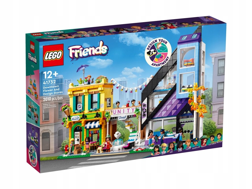 Lego Friends 41732 Interiérový obchod a květinářství v centru města Nové
