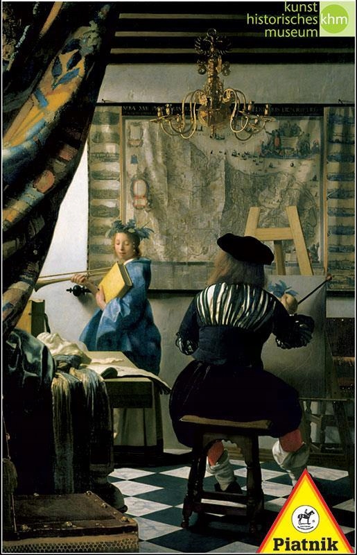 

Puzzle 1000 Vermeer, Alegoria Malarstwa Piatni..