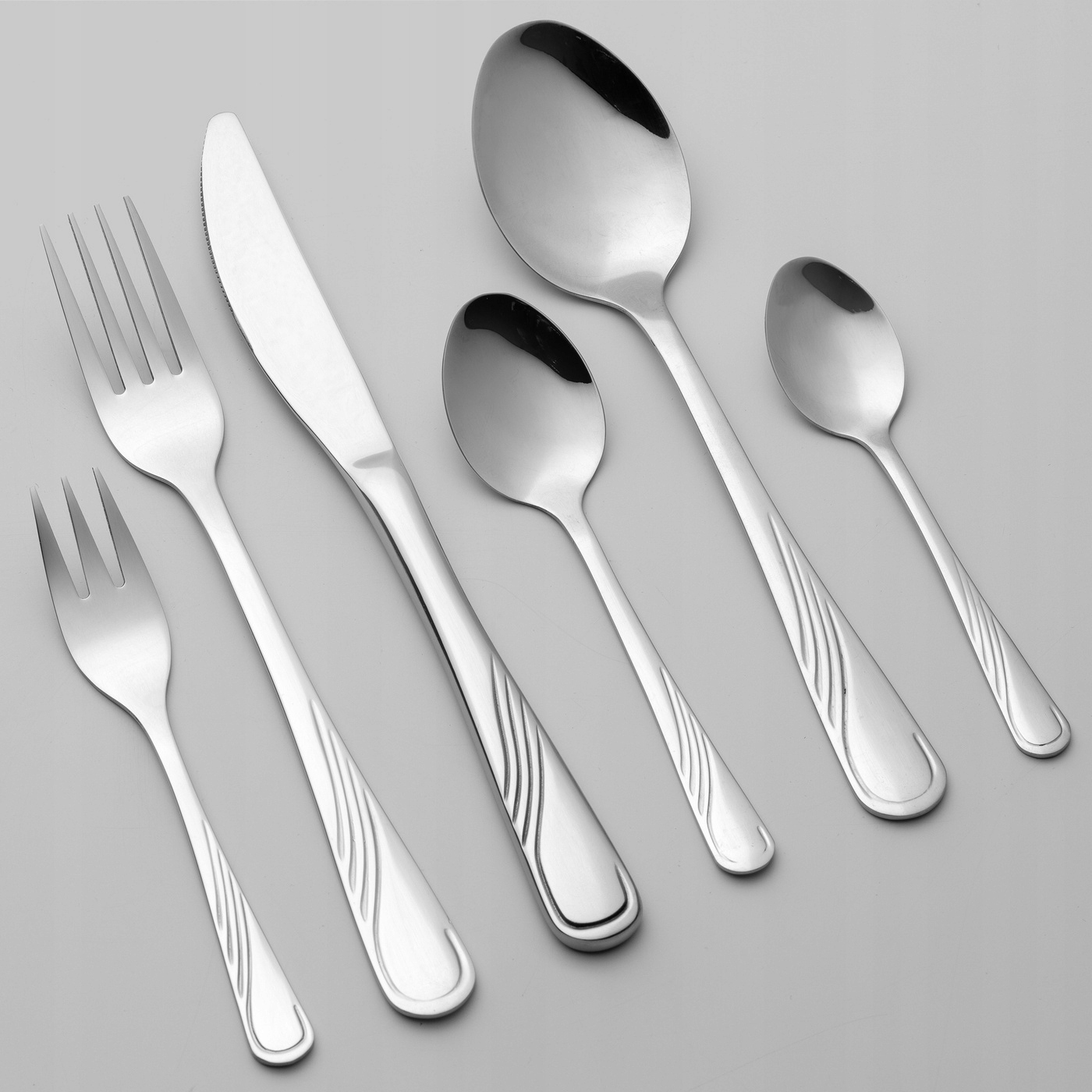 Komplet sztućców Florina Mozart Flock dla 6 osób 36 elementów Liczba osób 6