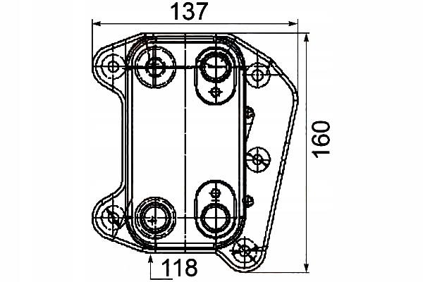 HELLA CHŁODNICA OLEJU MERCEDES CLK 270 CDI (209.31 Producent części Hella