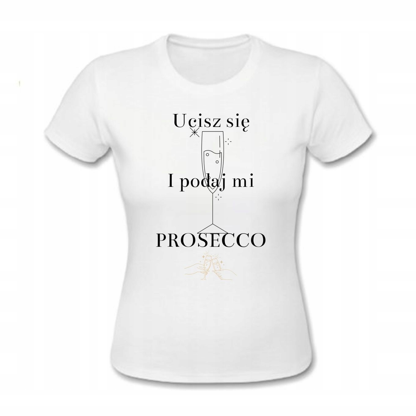 

Koszulka z nadrukiem, prosecco