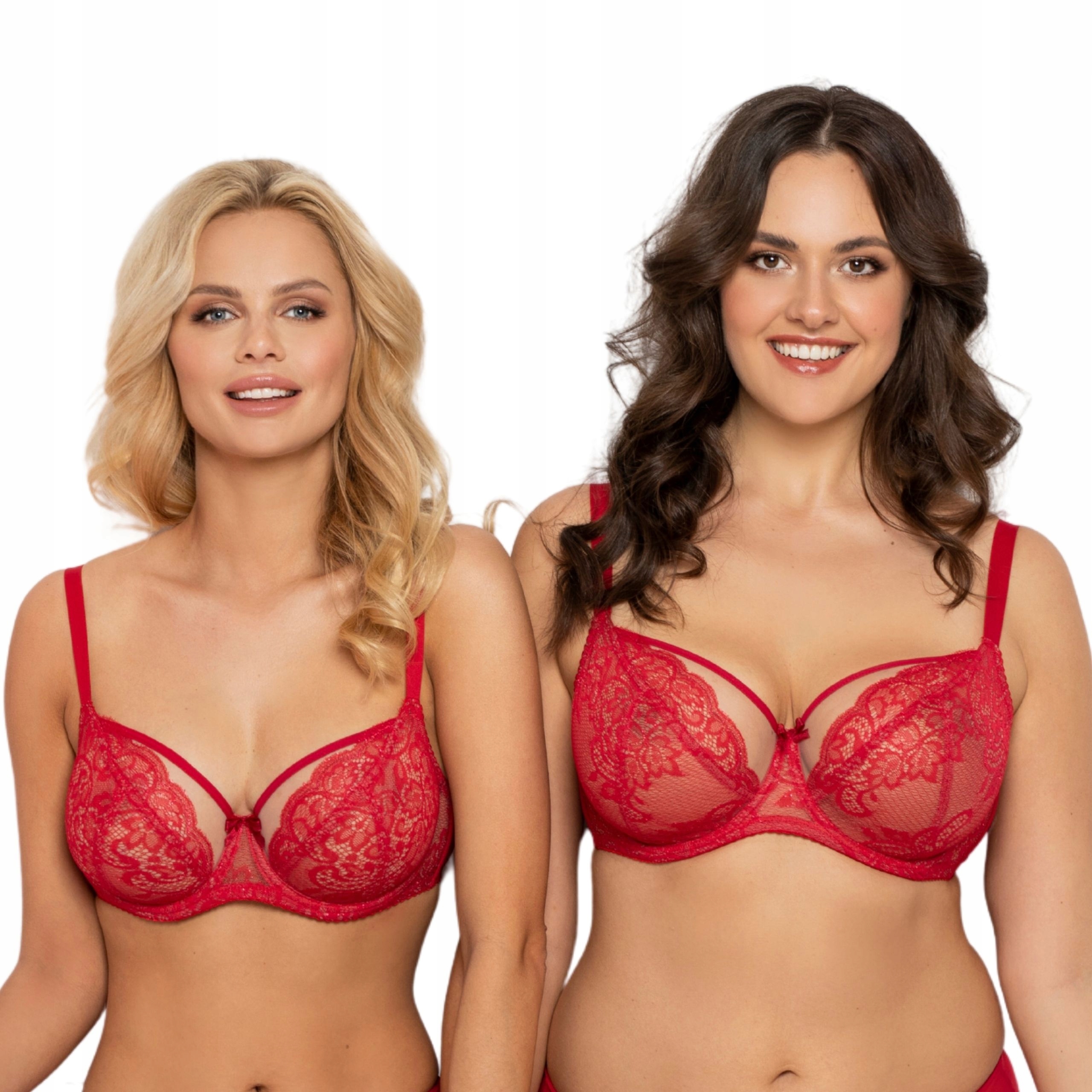 Biustonosz Vivisence 1044 Miękki czerwony 100E