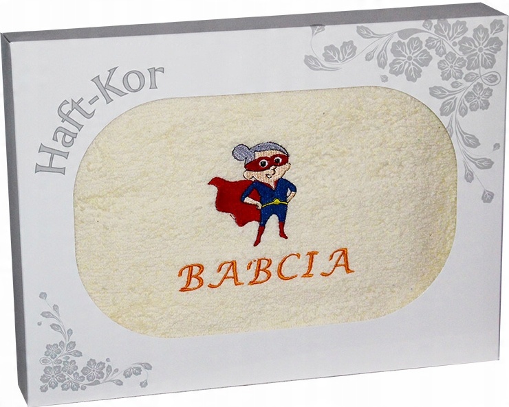 

Ręcznik Z Haftem Dzień Babci 70x140 Babcia