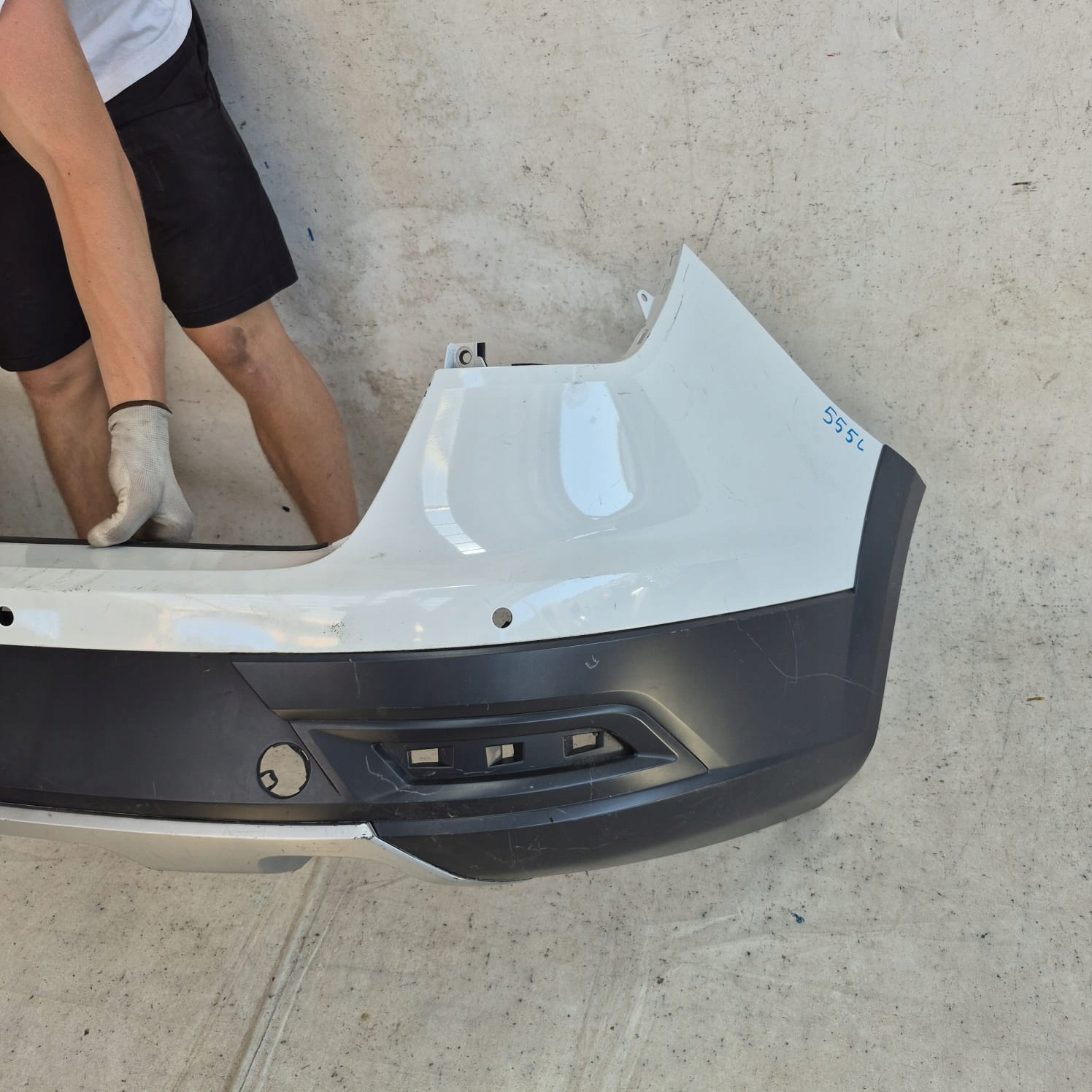 SEAT LEON III 5F9 X-PERIENCE KOMBI 14- bumper rear part rear PDC