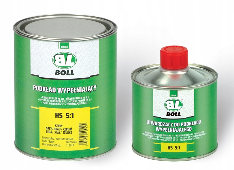 BOLL PODKŁAD WYPEŁNIAJĄCY HS 5:1 +UTWARDZACZ SZARY