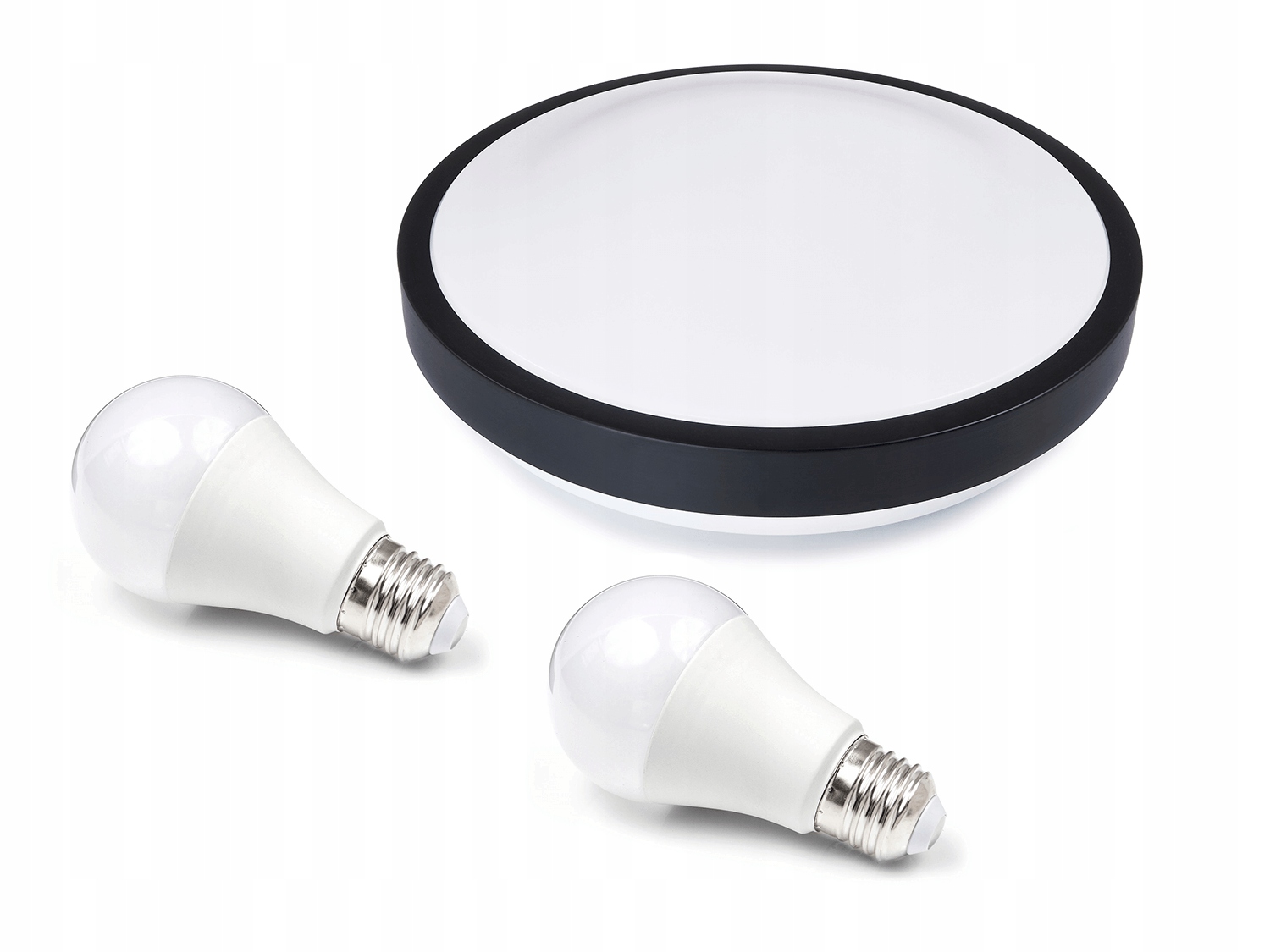 

Plafon Natynkowy Okrągły 2xE27 12W Panel Lampa