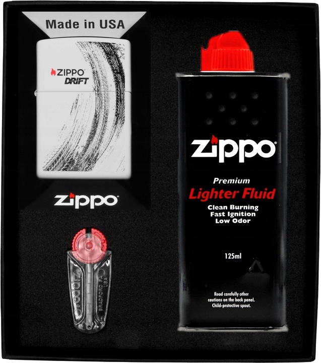 Sada Zippo Zapalovač Drift Design Dárkový No1