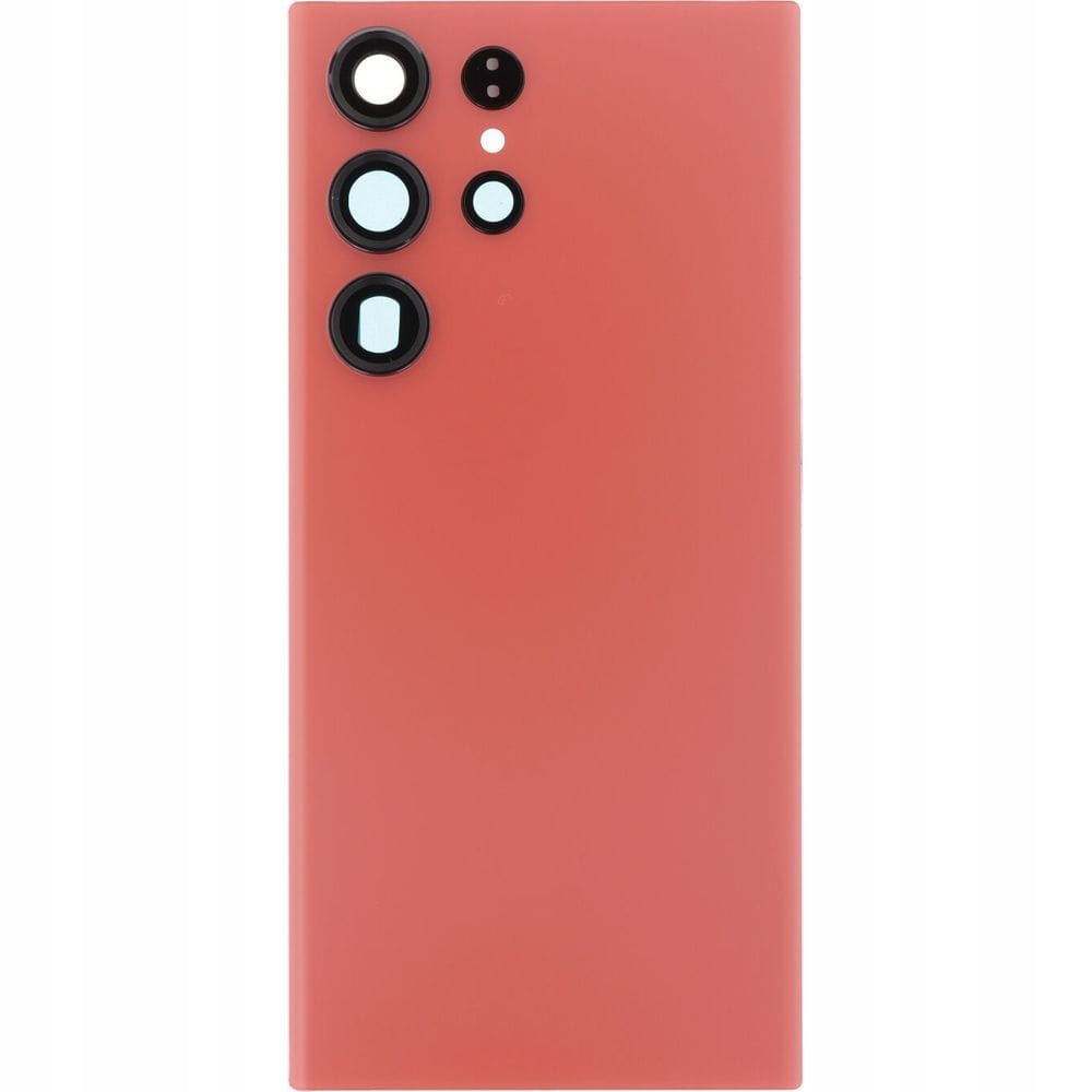 Zadní krytka, zadní sklo pro Samsung Galaxy S23 Ultra, červená