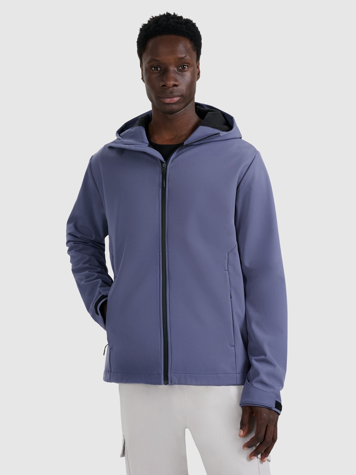 4F Pánská treková bunda Granát XXL