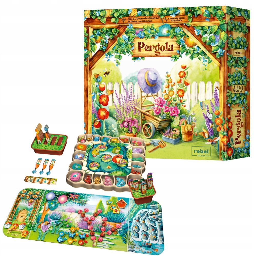 Gra planszowa dla 10 latka stwórz własny ogród Rebel Pergola