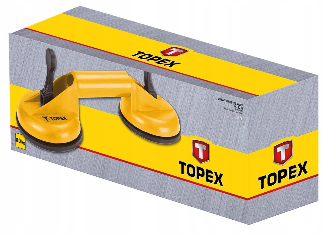 PRZYSSAWKA DO SZYB PODWÓJNA, 80 KG TOPEX 14A780 EAN (GTIN) 5902062147806