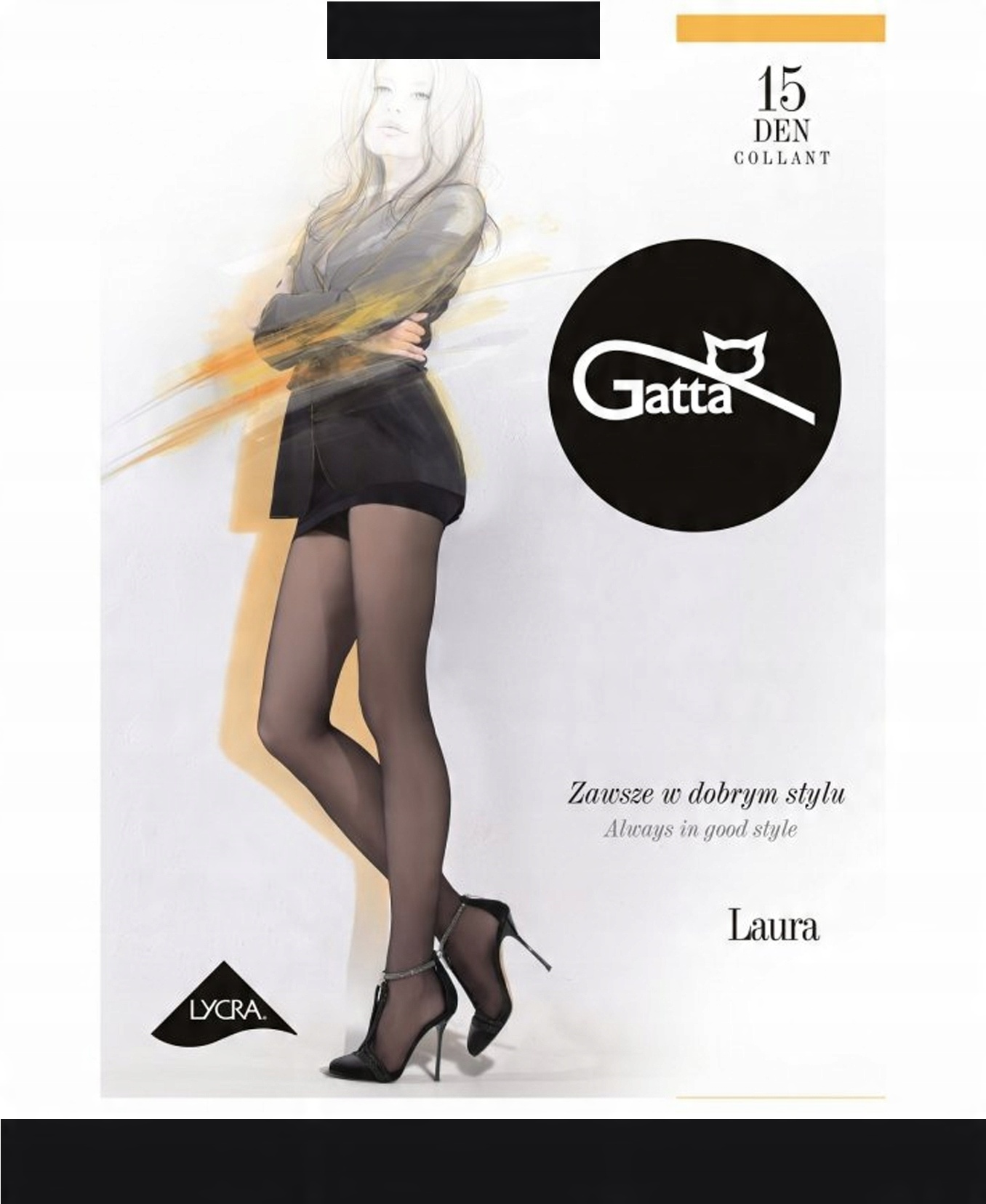 

Gatta Laura Rajstopy damskie Ly wz.00/4-L/Nero