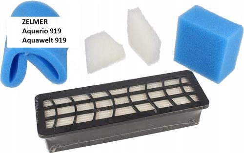 Filtr hepa Zelmer Aquawelt Plus ZVC762SP komplet