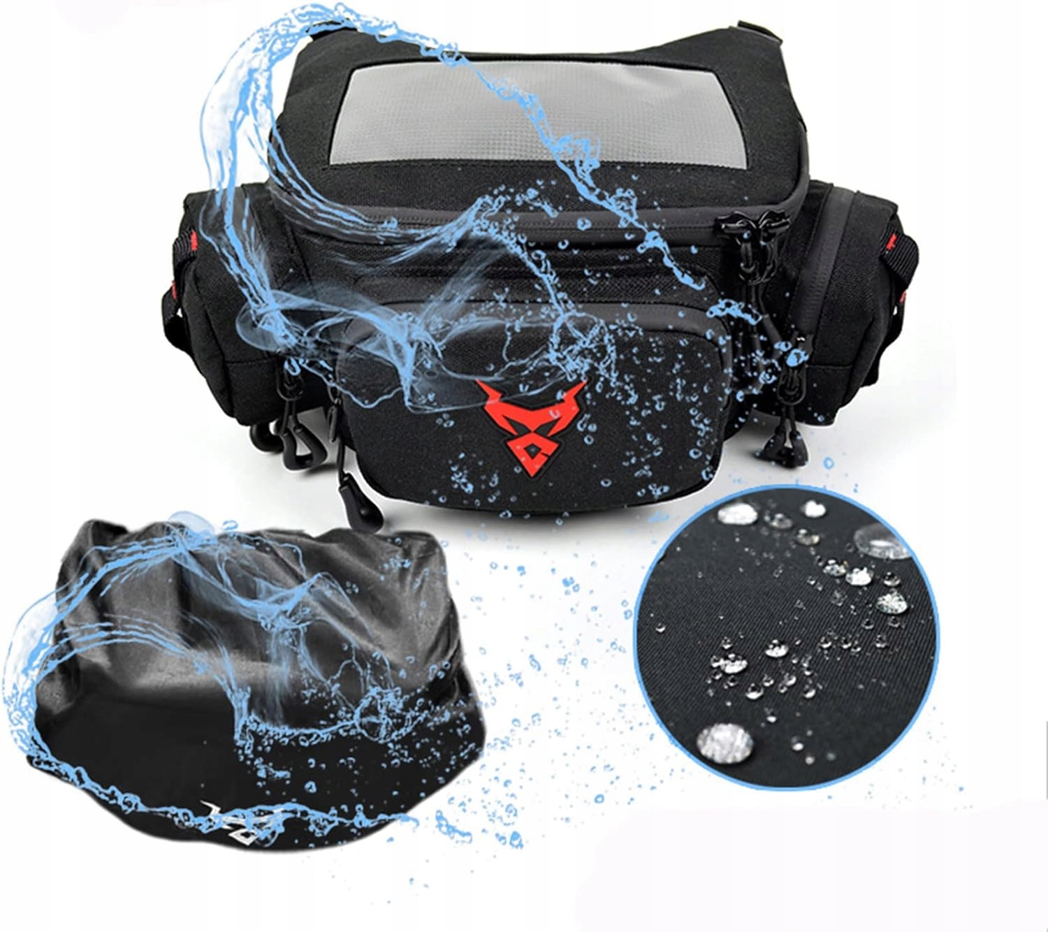 TORBA MOTOCYKLOWA NA MOTOR KIEROWNICĘ MOTOCENTRIC SAKWA PRZECIWDESZCZOWA Producent Motocentric