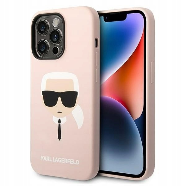 Karl Lagerfeld KLHMP14XSLKHLP iPhone 14 Pro Max 6,7" hardcase jasnoróż