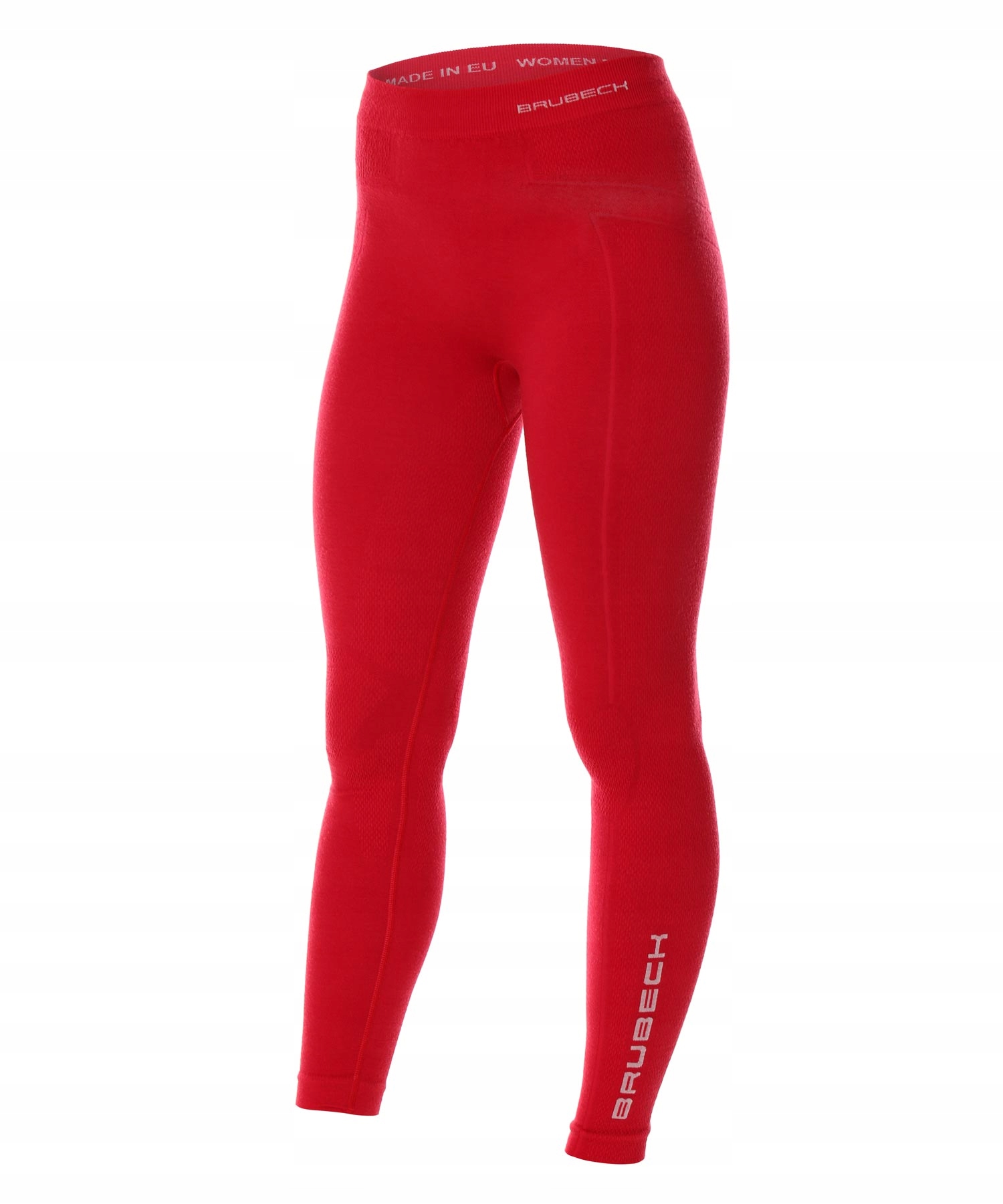 Termoaktywne Legginsy Wełna Merino Brubeck Bordo XL