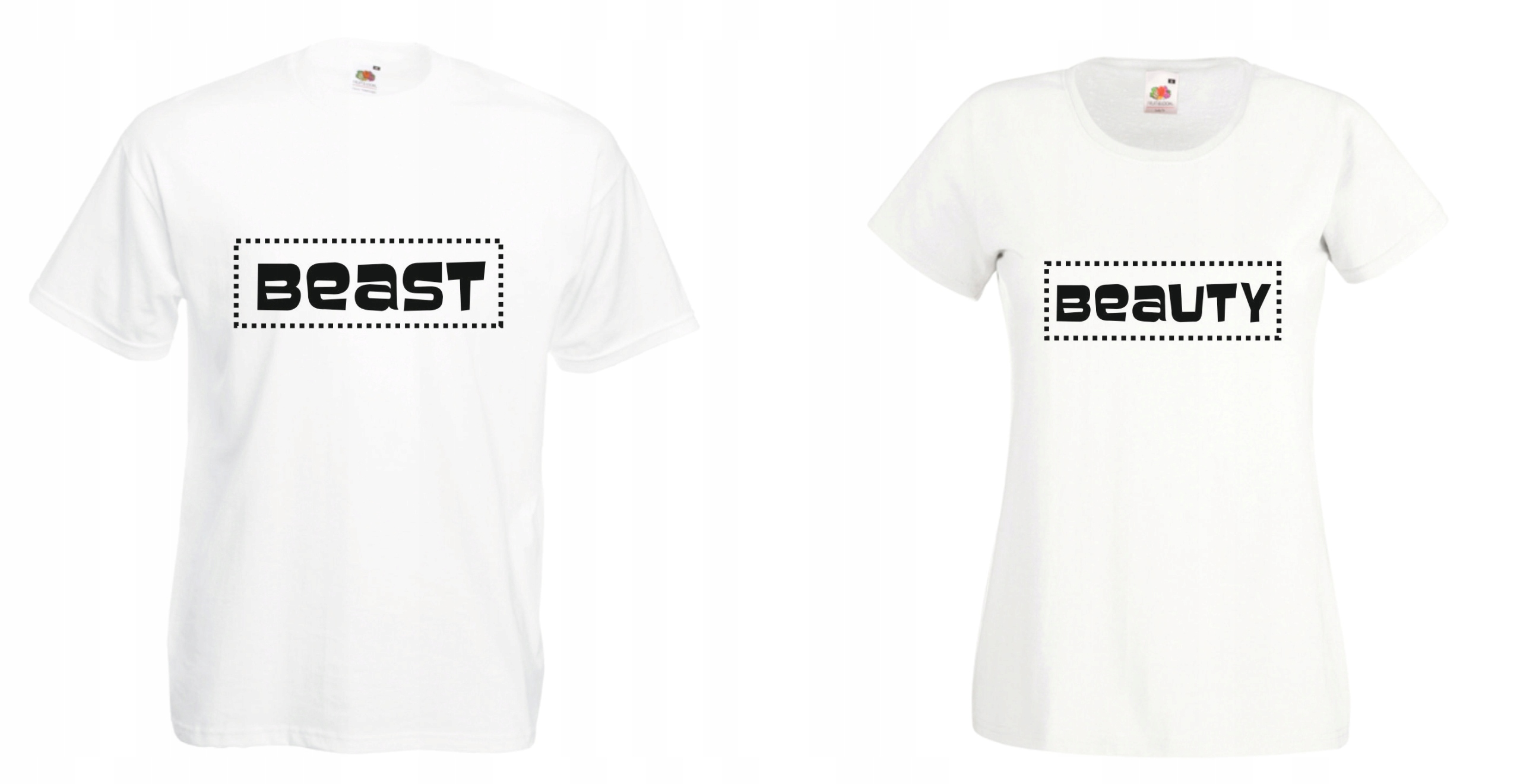 

Koszulki dla par Beauty i Beast Dla Zakochanych