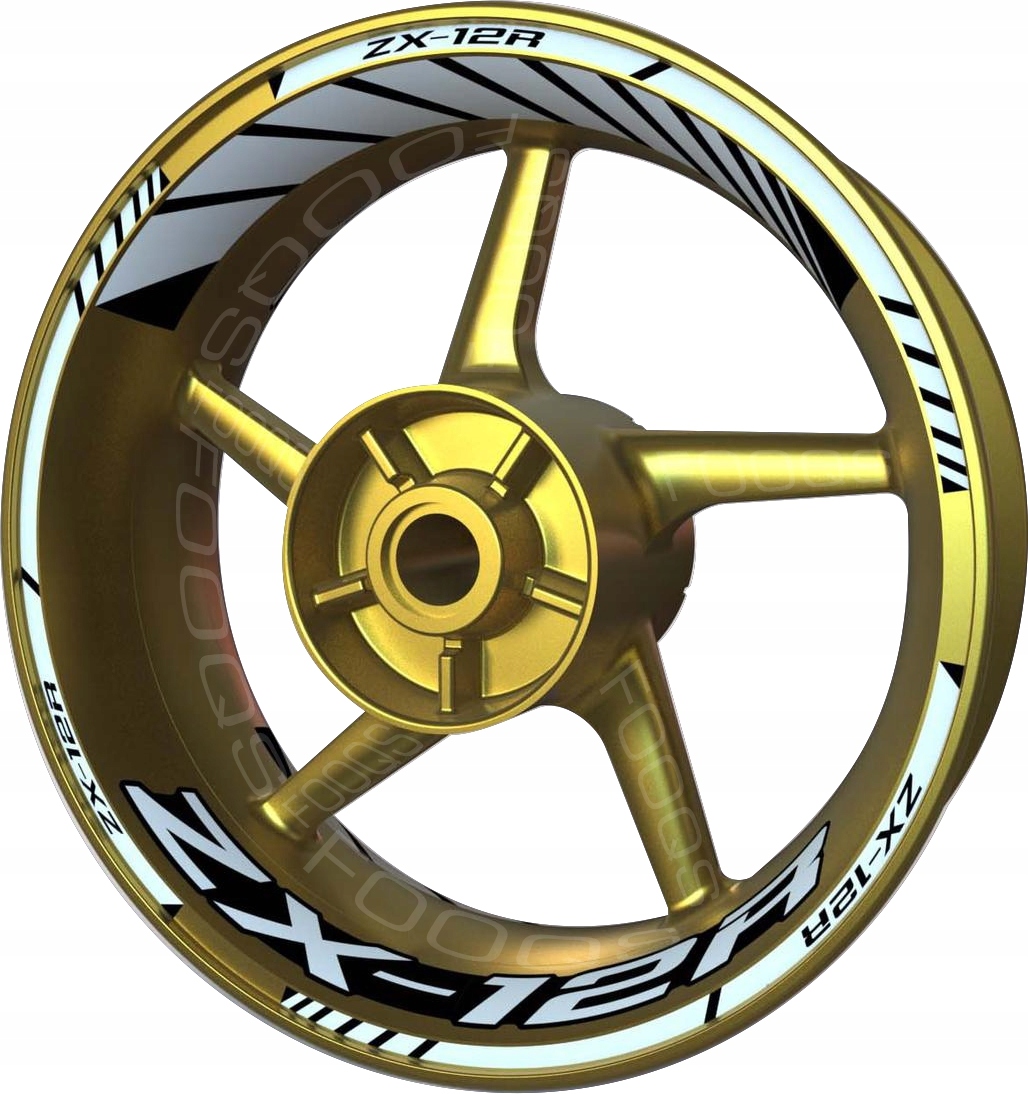 НАКЛЕЙКИ НА ОБОД RANTY FOOQS KAWASAKI ZX 12 R