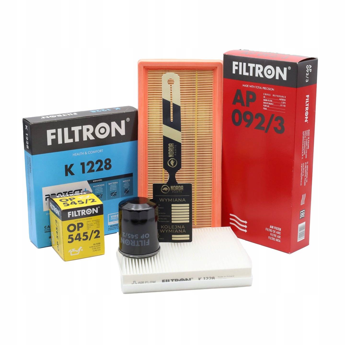 Zestaw Filtrów do Fiat Tipo 1.4 95Km Filtron