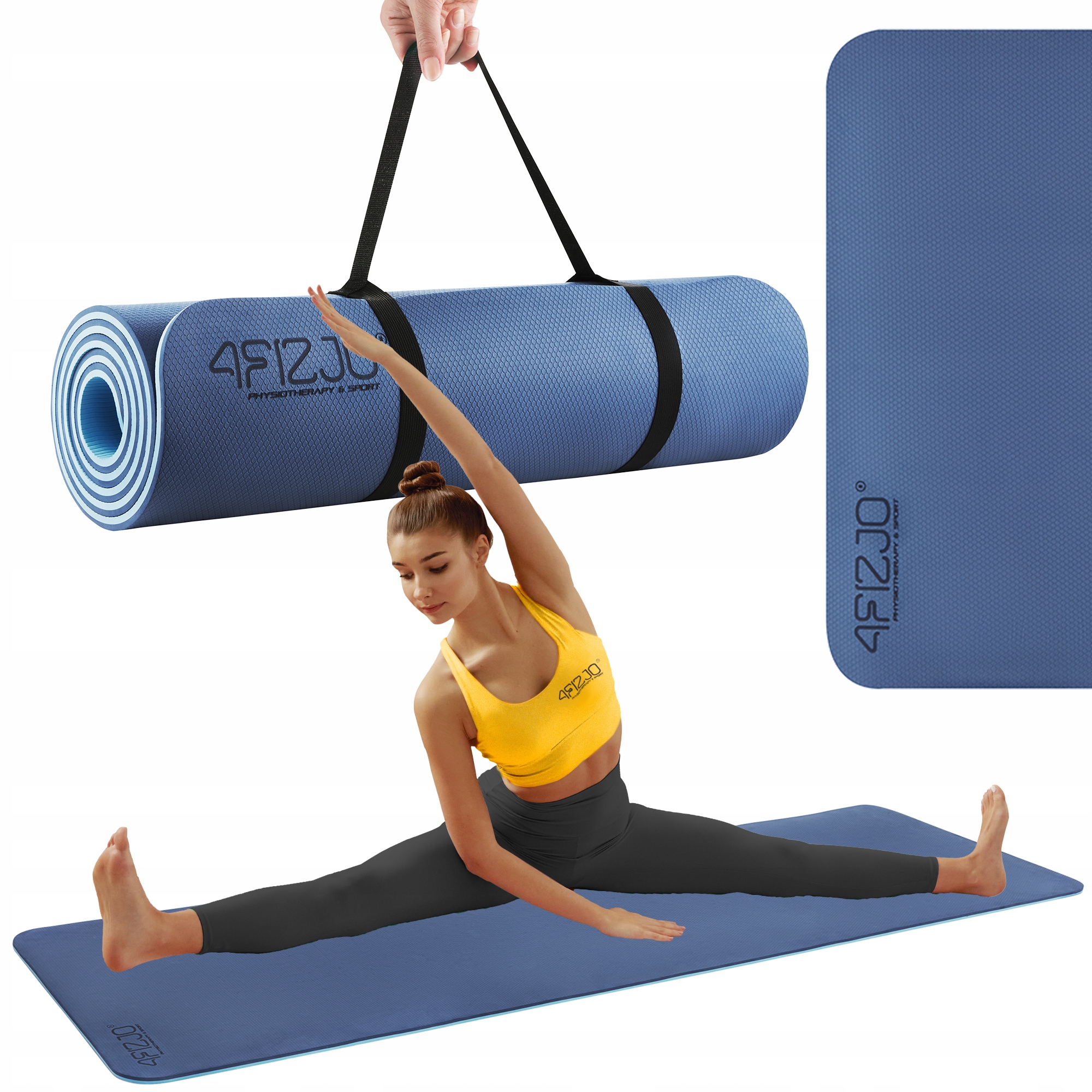

Gruba Mata Do Ćwiczeń Tpe Joga Fitness 1CM 4FIZJO