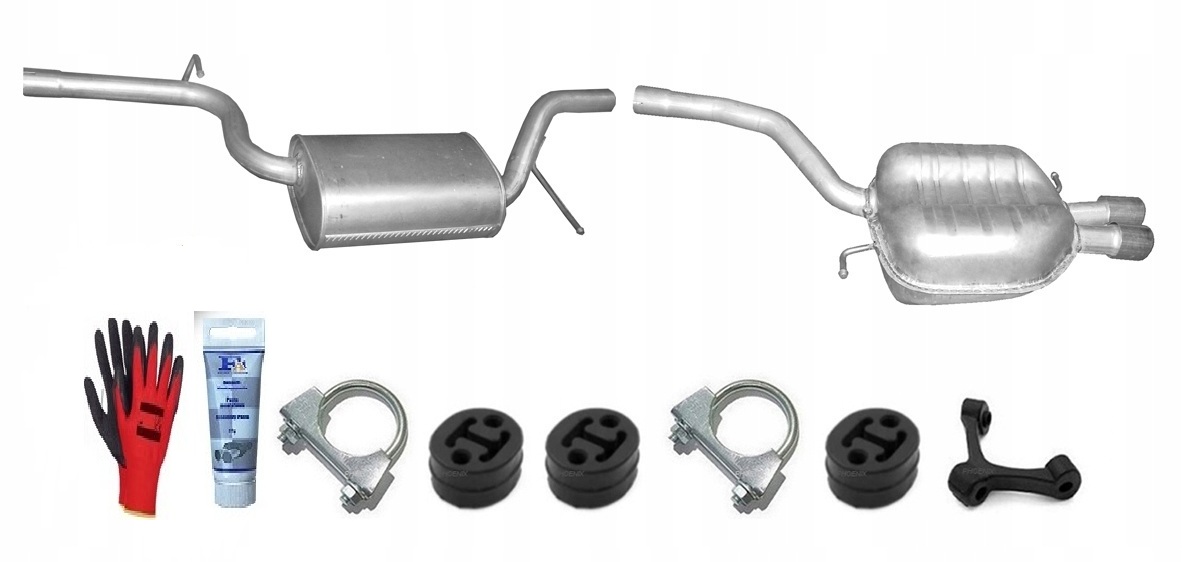 Vw Passat B6 1.8 2.0 Fsi (2005-2010) Sedan Kombi Tlumič sada bonus