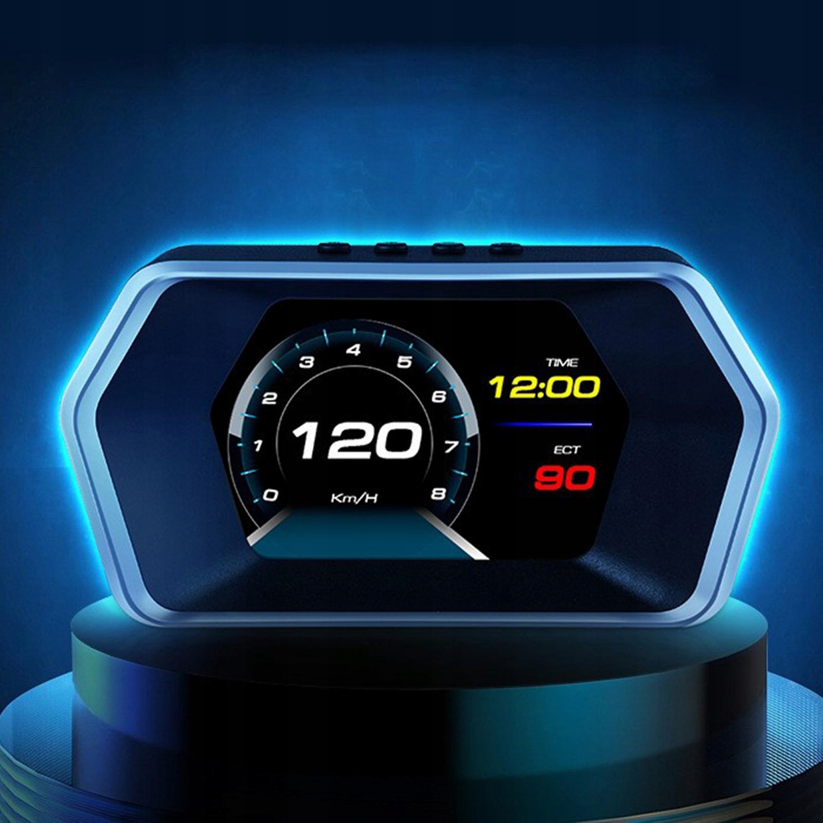 Car HUD Head Up Display OBD2 GPS Speed Mileage Tools Smart Screen Display EAN (GTIN) 0791688086423