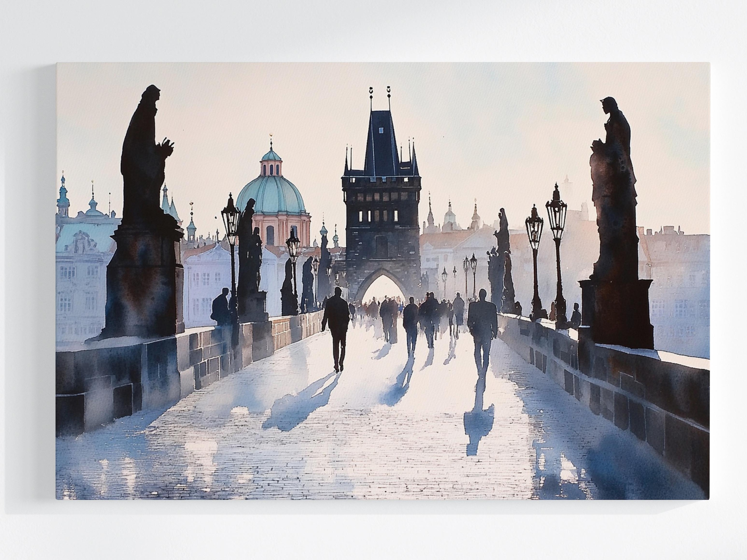 Obraz Na Plátně Canvas Architektura Město Praha Česko Karlův Most 120x80