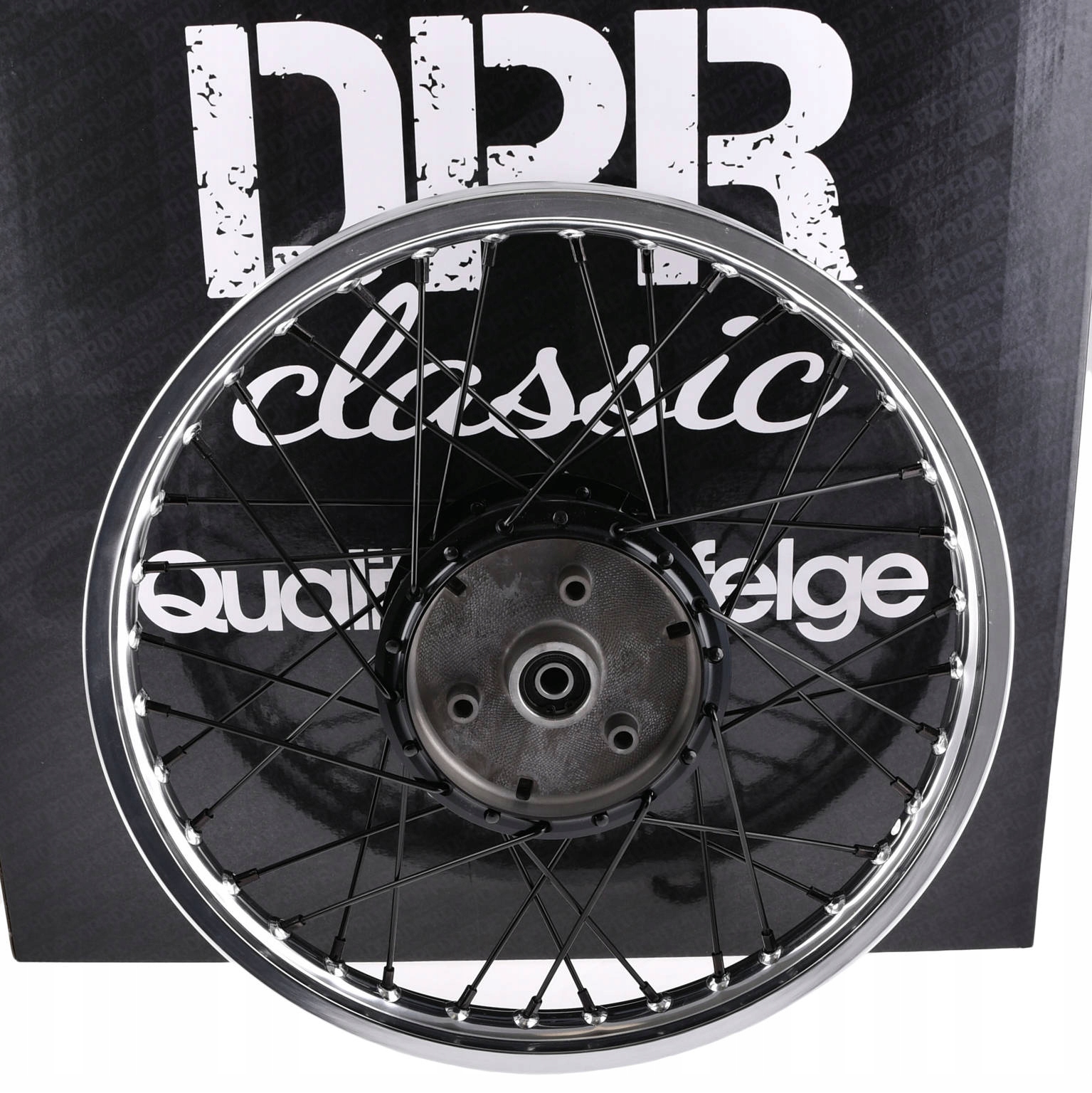 Ходовое колесо 1, 5x16 Simson S50 / 51 / 70 alu черный DPR