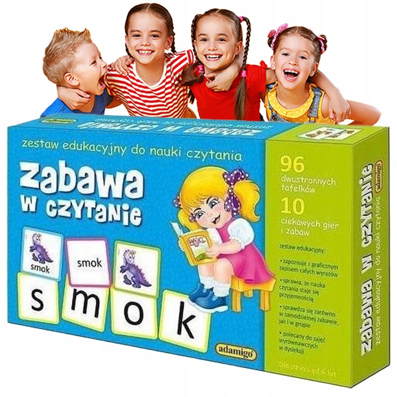 Naukowa Gra dla Dziecka Edukacja dla Najmłodszych Zabawa w Czytanie