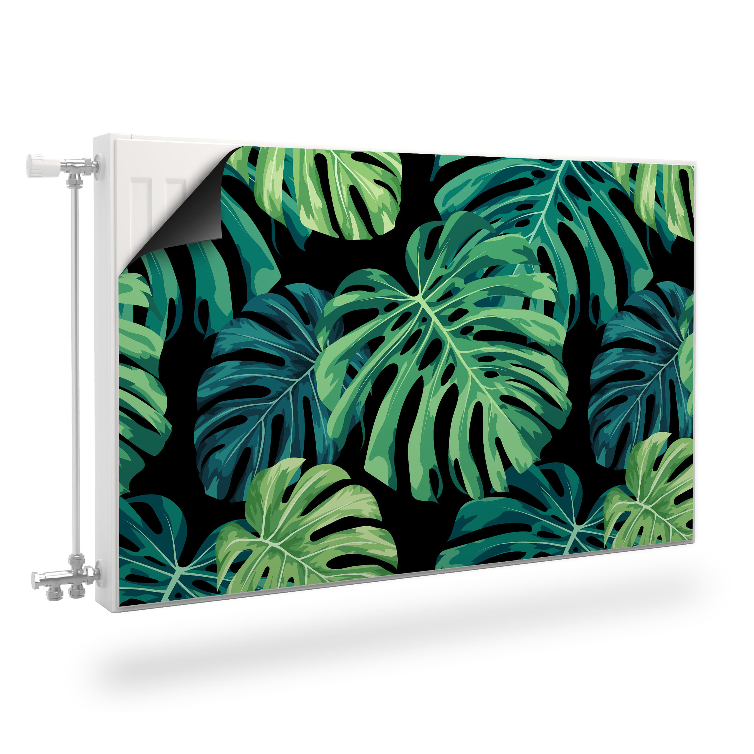 MATA MAGNETYCZNA Kaloryfera Monstera Liście 100x60