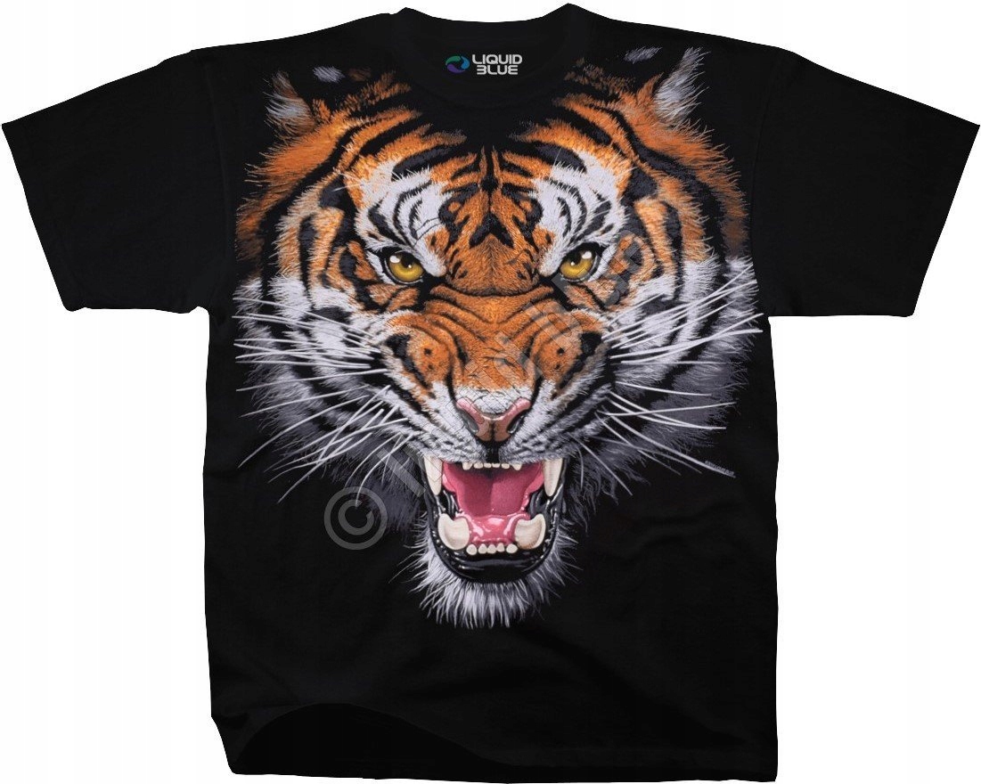 Tiger Face Liquid Blue 2XL