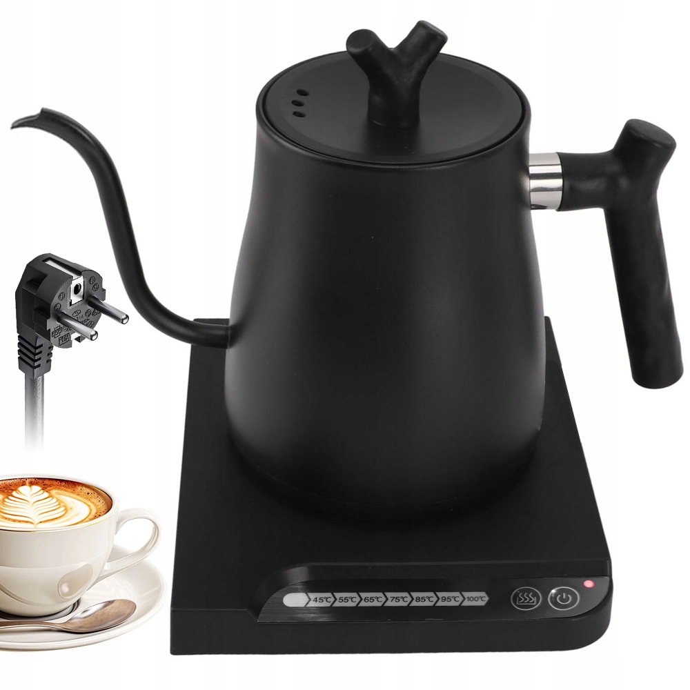 Elektrická Konvice 1 L 1000 W S Ergonomickou Rukojetí A Rychlým Vařením