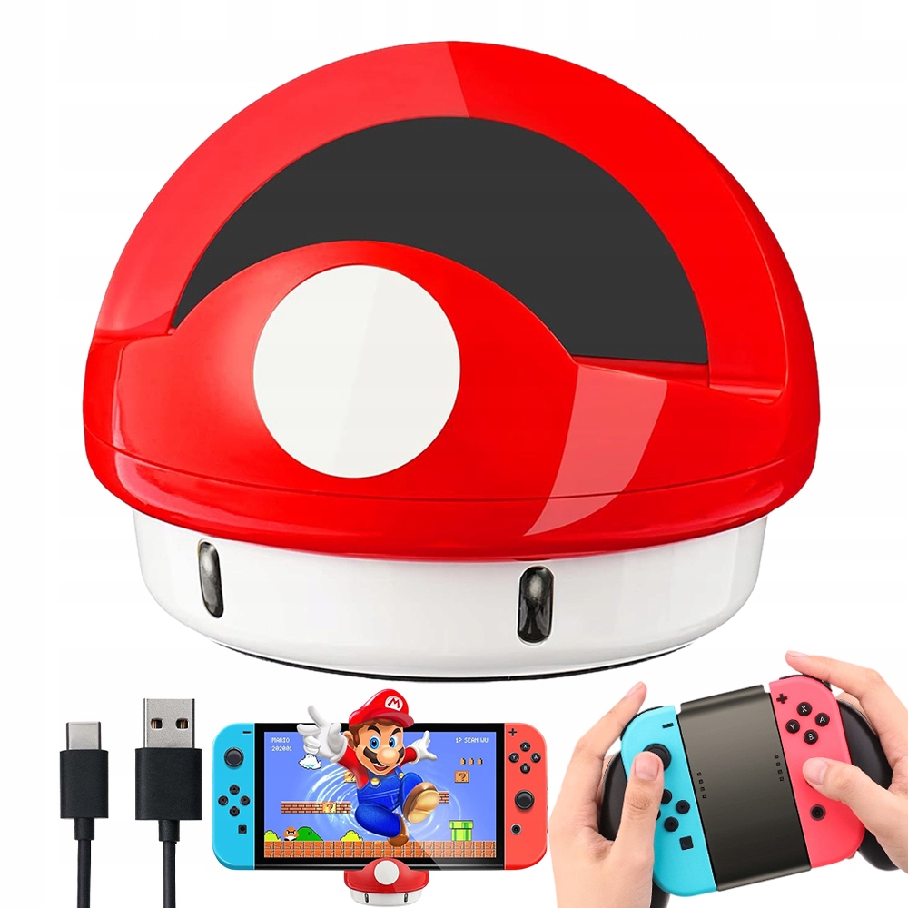STACJA ŁADUJĄCA DO SWITCH Z DEKORACYJNĄ PODSTAWĄ I STABILNYM PODPARCIEM