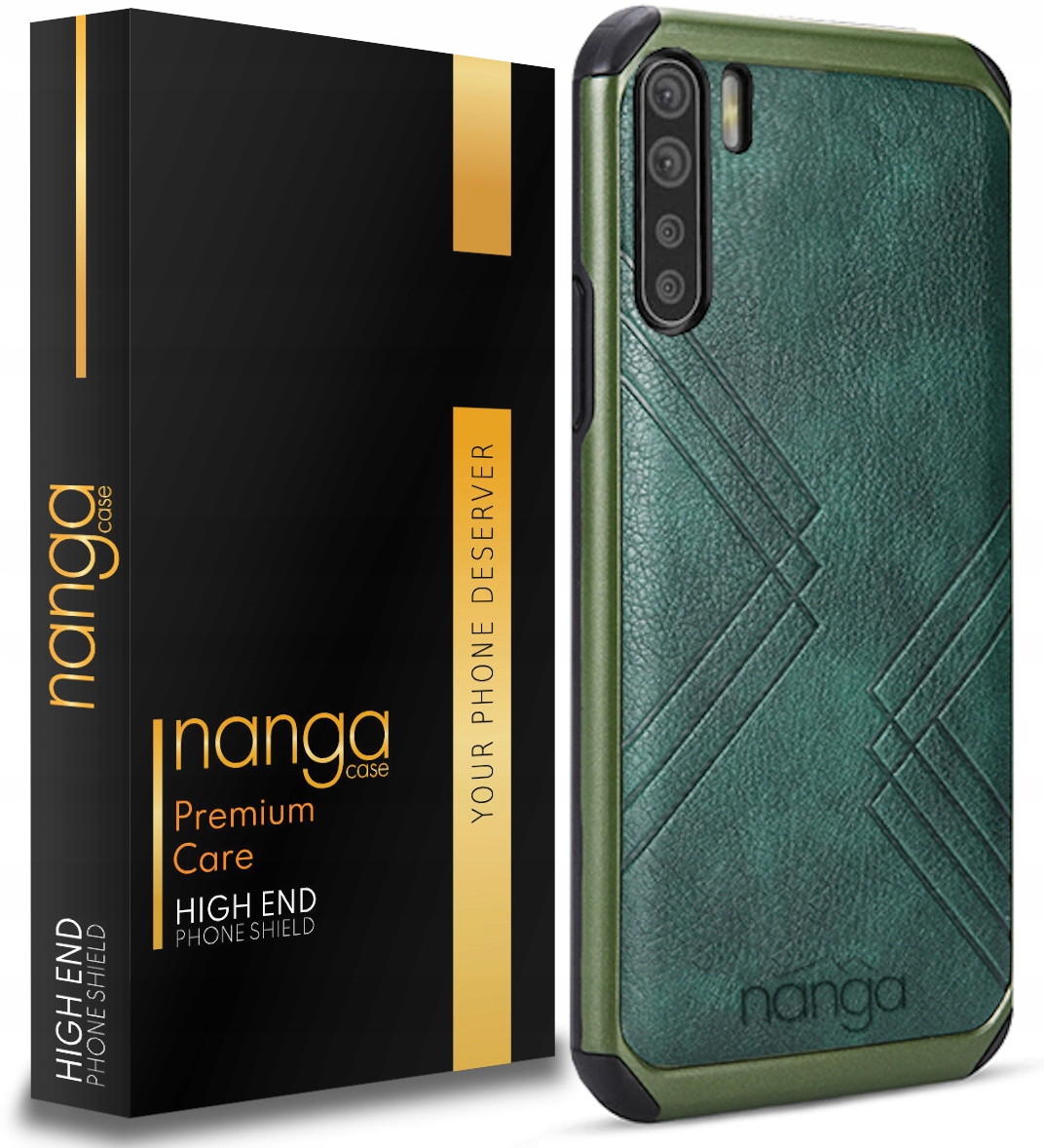 

Etui Ze Skóry Business Line Do Oppo A91 Zielony
