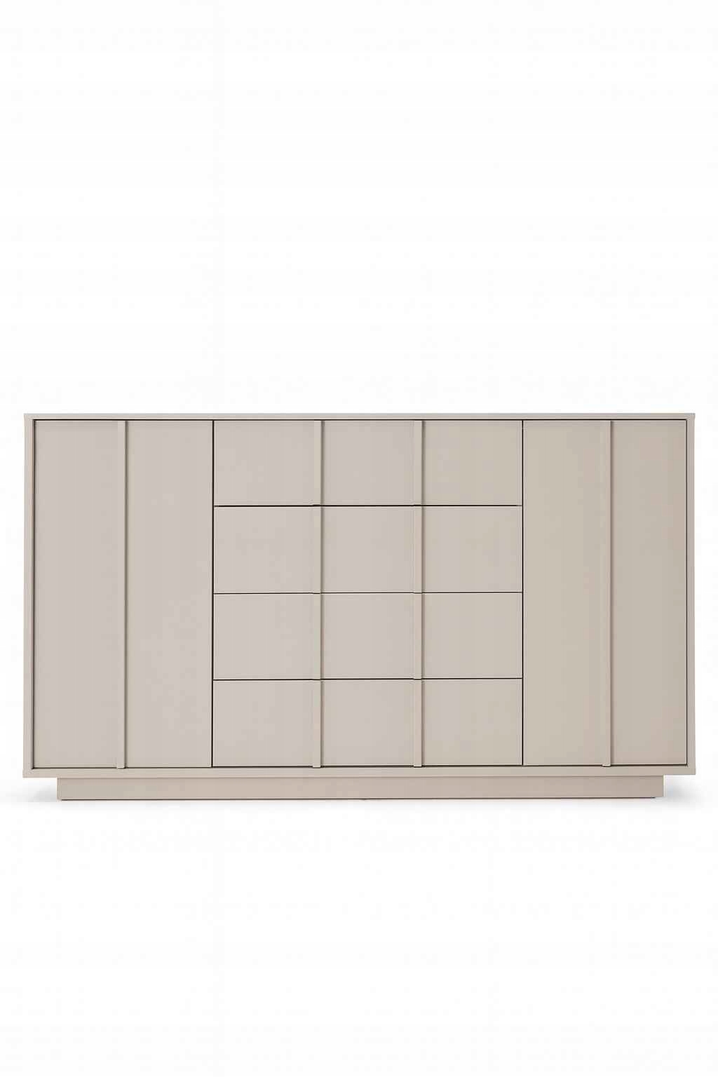 Komoda Piano 160 cm do obývacího pokoje, ložnice, kašmír