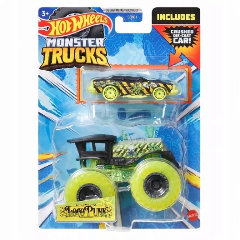 

Hot Wheels Monster Truck Loco Punk Wrak, HKM08