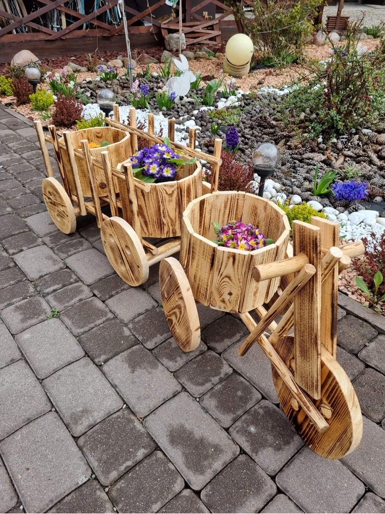 Rower z wozem z drewna Producent inna