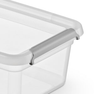 Pojemnik plastikowy z pokrywą na klips 8,5 L
