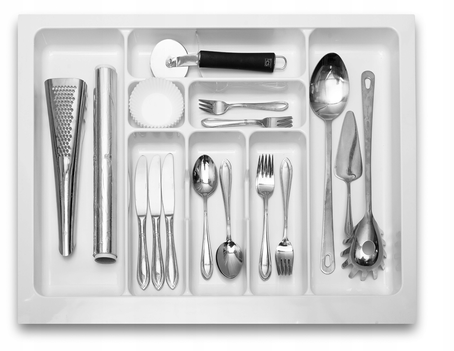 

Wkład Na Sztućce Organizer Do Szuflady 70cm Biały