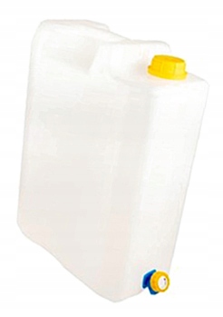 POJEMNIK NA WODĘ PITNĄ Z ZAWOREM I KRANEM 20L P4T43