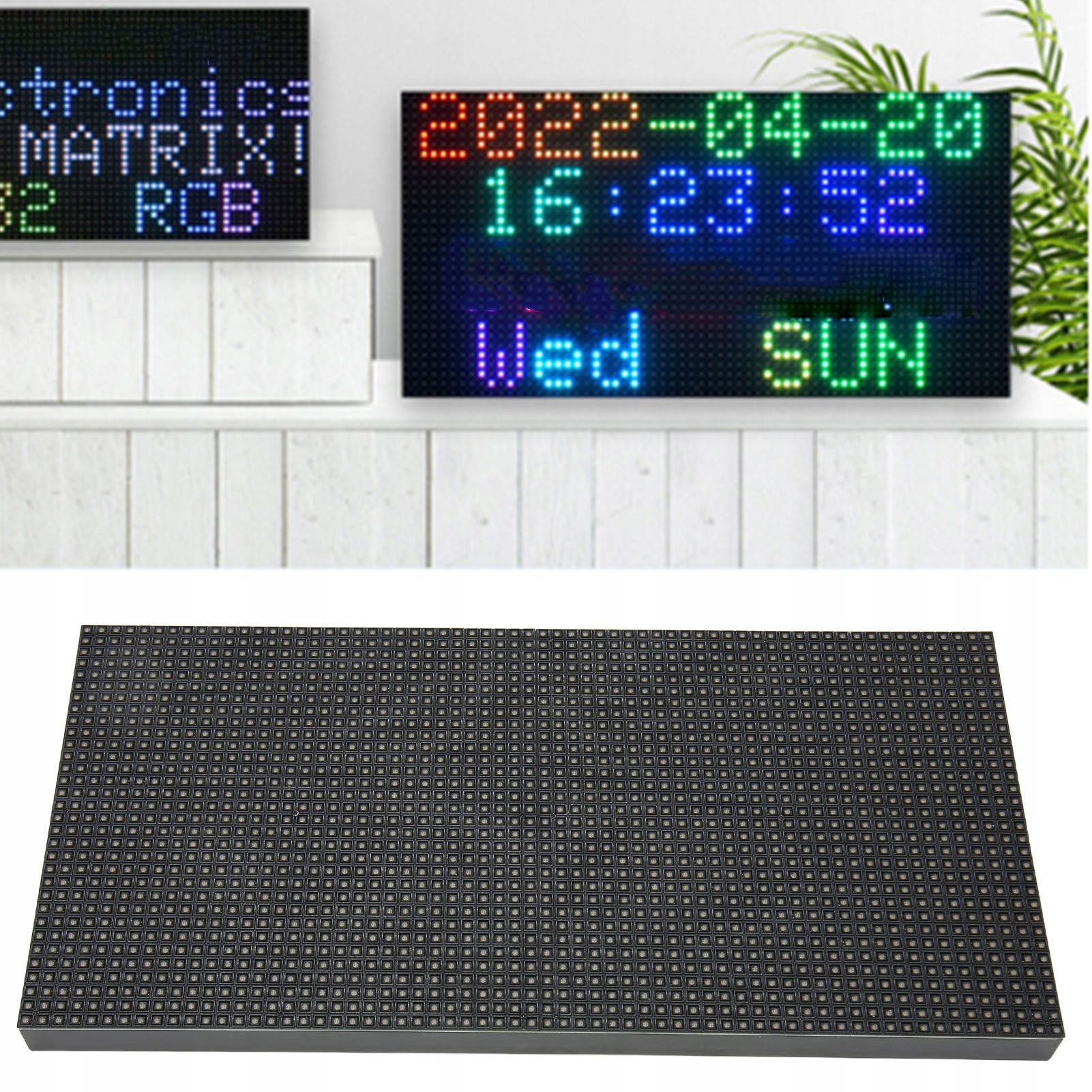 PANEL MATRYCOWY LED RGB 64X32 4MM REGULACJA Model 2610230109911