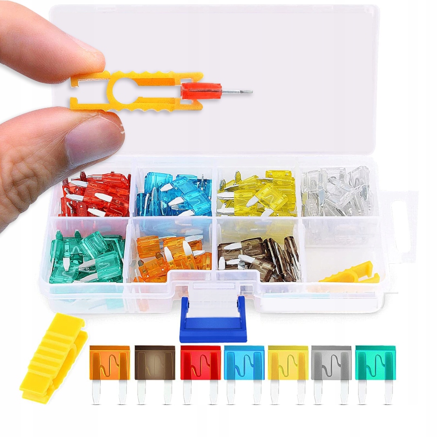 

Zestaw XL Bezpieczniki Samochodowe Mini 5A-30A