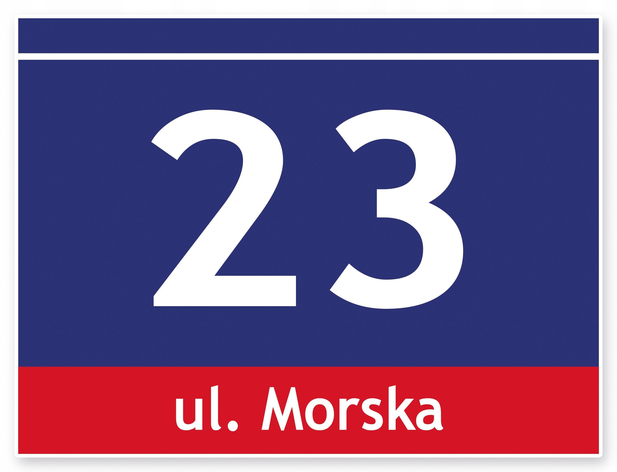 TABLICZKA ADRESOWA z numerem domu tablica 40x30 cm