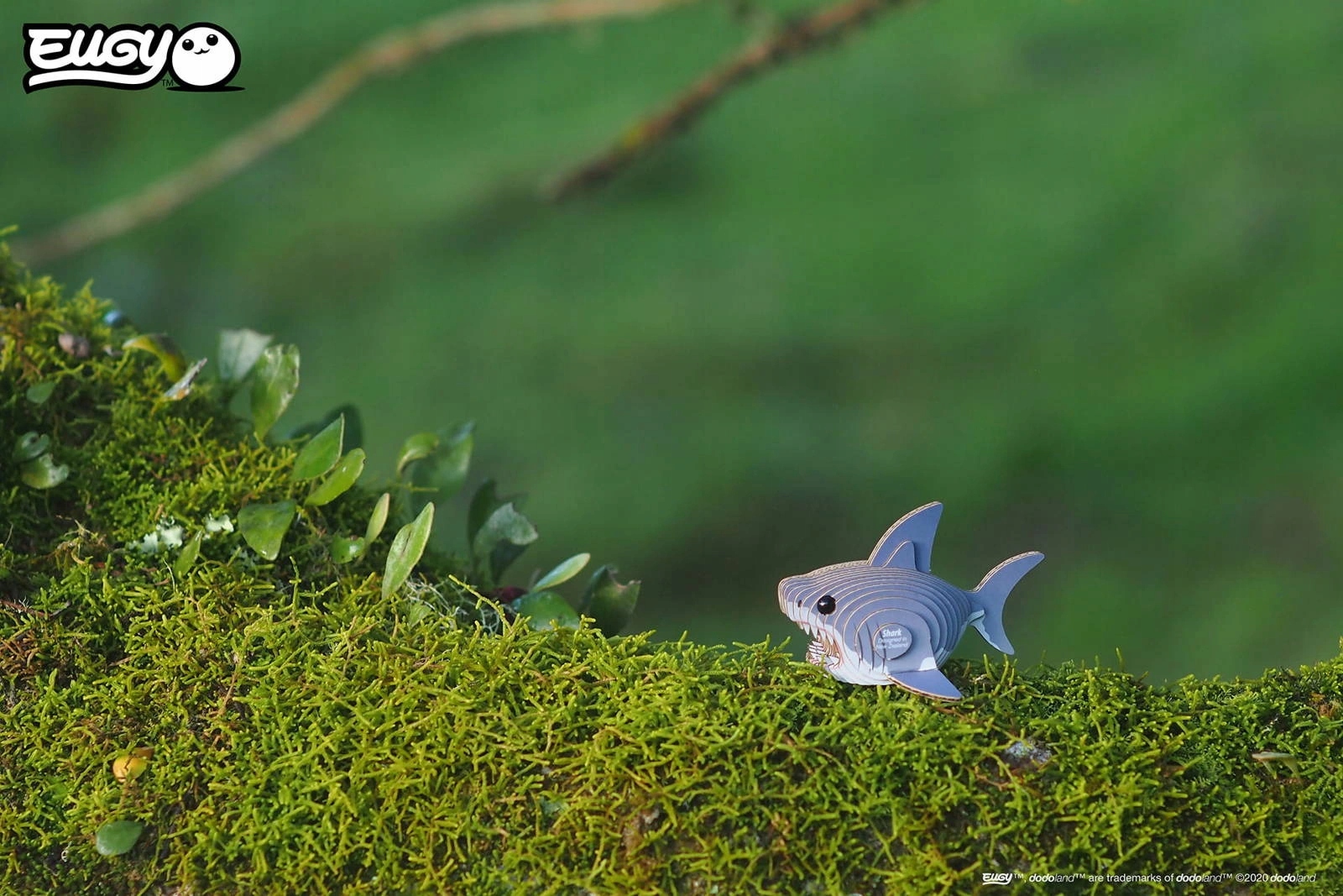 Puzzle 3D Układanka Rekin - Eko zestaw kreatywny dla dzieci 6 lat+, Eugy Certyfikaty, opinie, atesty CE EN 71