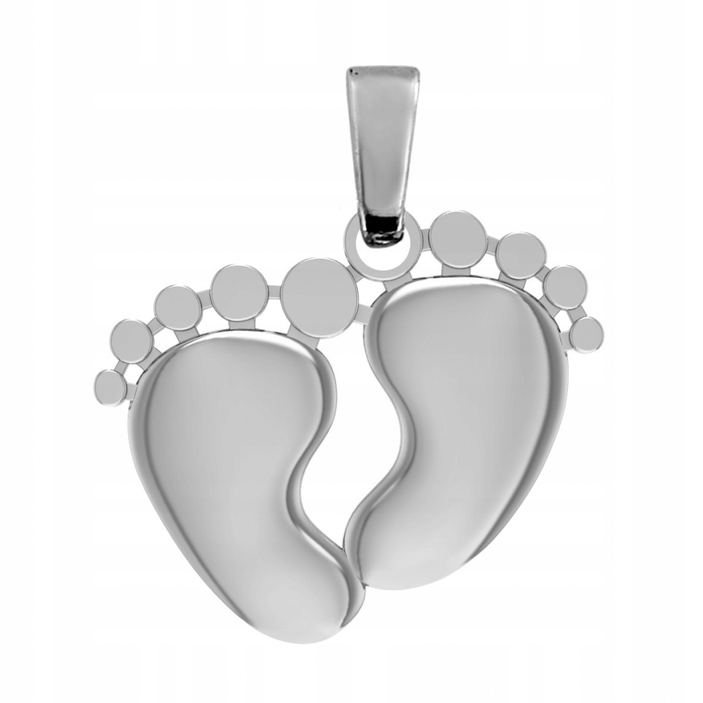 WISIOREK STOPY STÓPKI STOPKI SREBRO 925 GRAWER