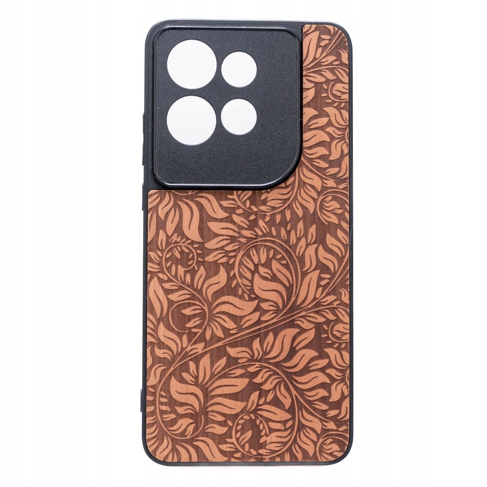 Dřevěné Pouzdro Bewood pro Motorola Edge 50 Neo 60 Neo Listy Jabloň