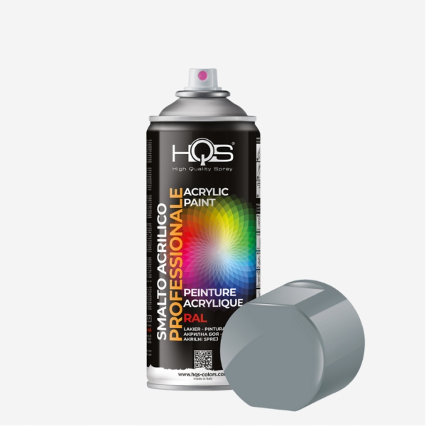 Spray Lakier Hqs Extra Farba Akrylowa Srebrnoszary