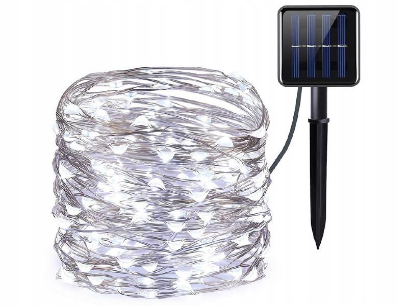 

Łańcuch świetlny solarny Led Girlanda zewnętrzna